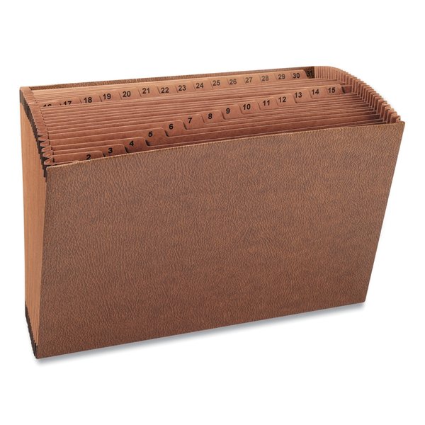 Smead Expanding File, Legal, Daily (1-31), 31 Pockets, Redrope, Width: 15" 70469
